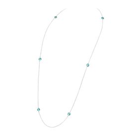 Colar-Tiffany-com-Zirconia-Verde-Agua-Redonda-80cm